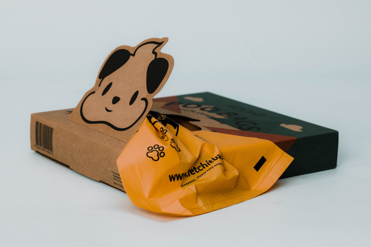 *NEW* STACK PACK - Loose Compostable Poo Bags with Tie Handles (180)