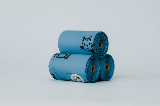 Compostable Poo Bags With Tie Handles Ocean Edition (120)