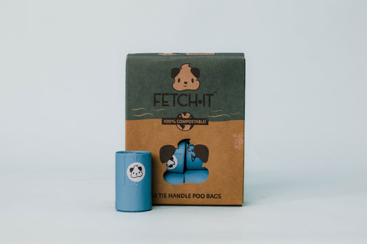 Compostable Poo Bags With Tie Handles Ocean Edition (120)